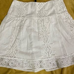 White Mini Skirt